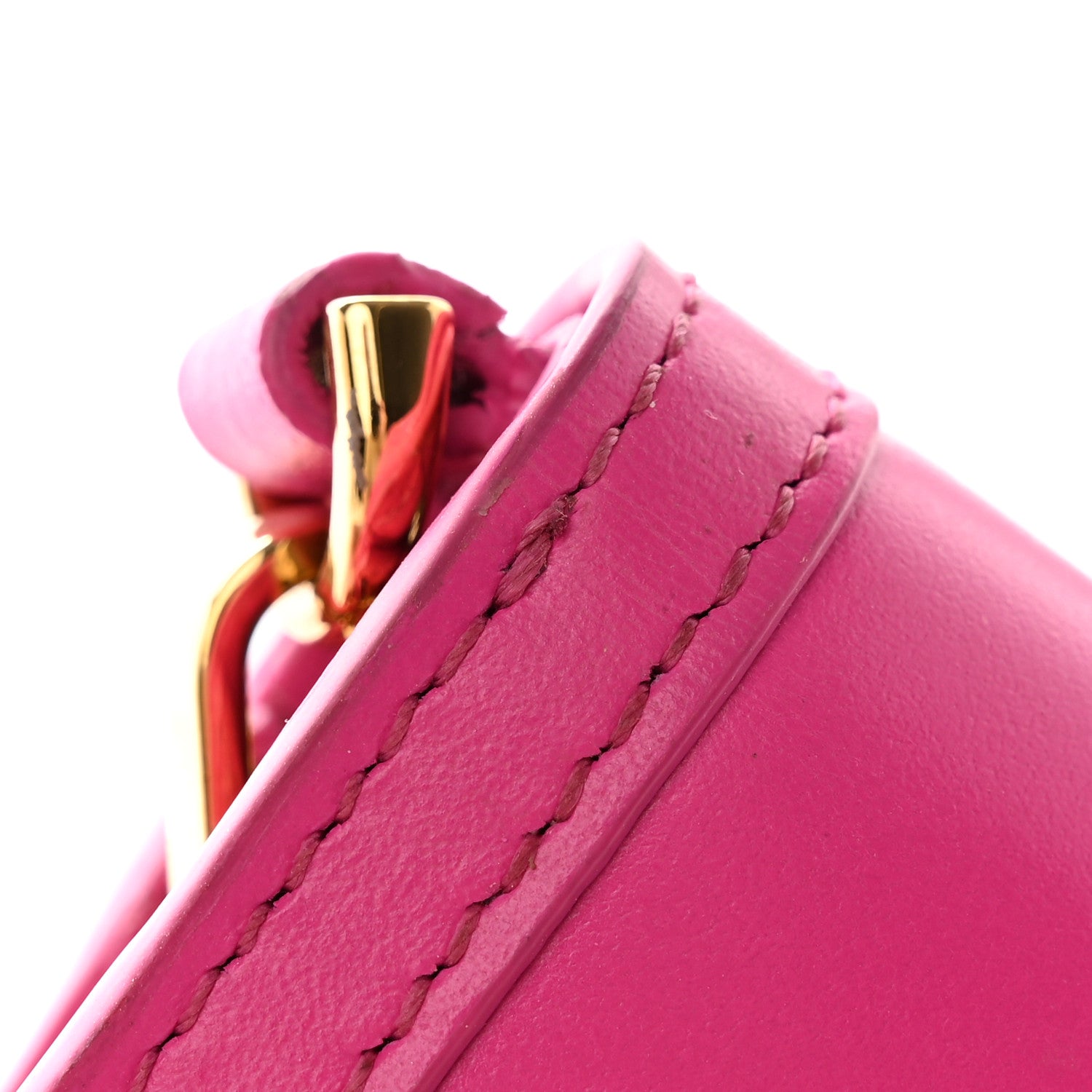 Versace Calfskin Greca Goddess Chain Wallet Pink 13 of 16