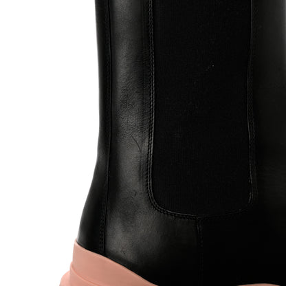 Bottega Veneta Calfskin The Tire Chelsea Boots 38 Black Peachy 11 of 11