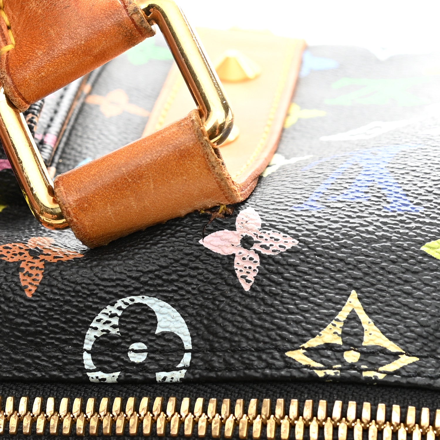 Louis Vuitton Monogram Multicolor Keepall 45 Black 42 of 44