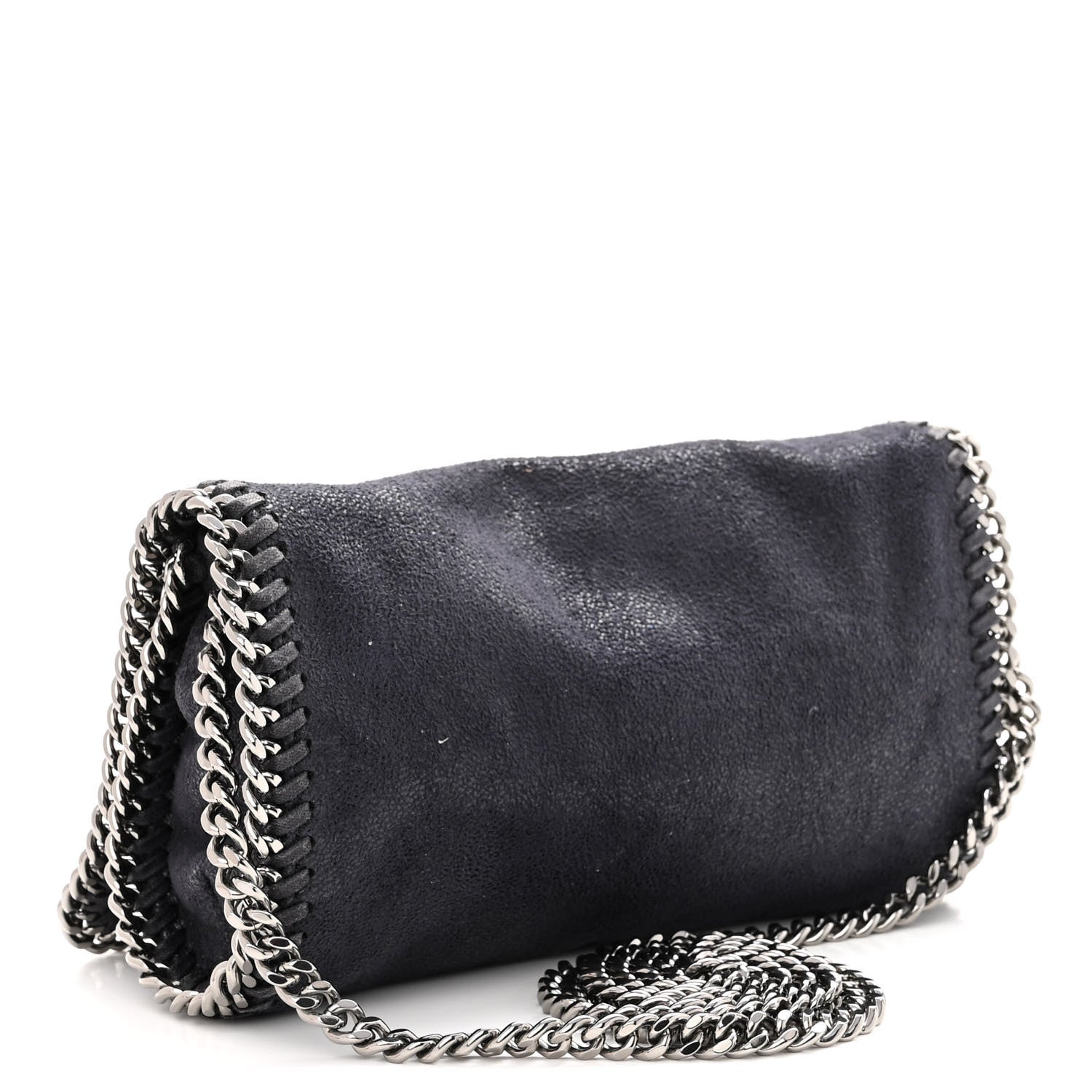 Stella McCartney Shaggy Deer Falabella Crossbody Bag Navy 2 of 8