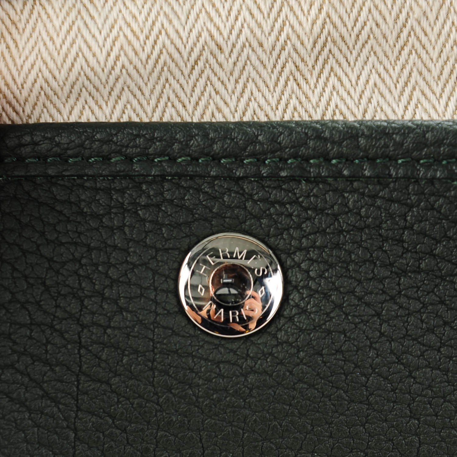 Hermes Negonda Garden Party Tote 36 MM Vert Fonce 2 of 10