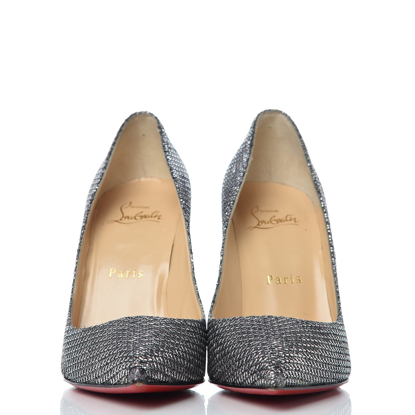 Glitter Diams Pigalle Follies 100 Pumps 36.5 Antic Silver