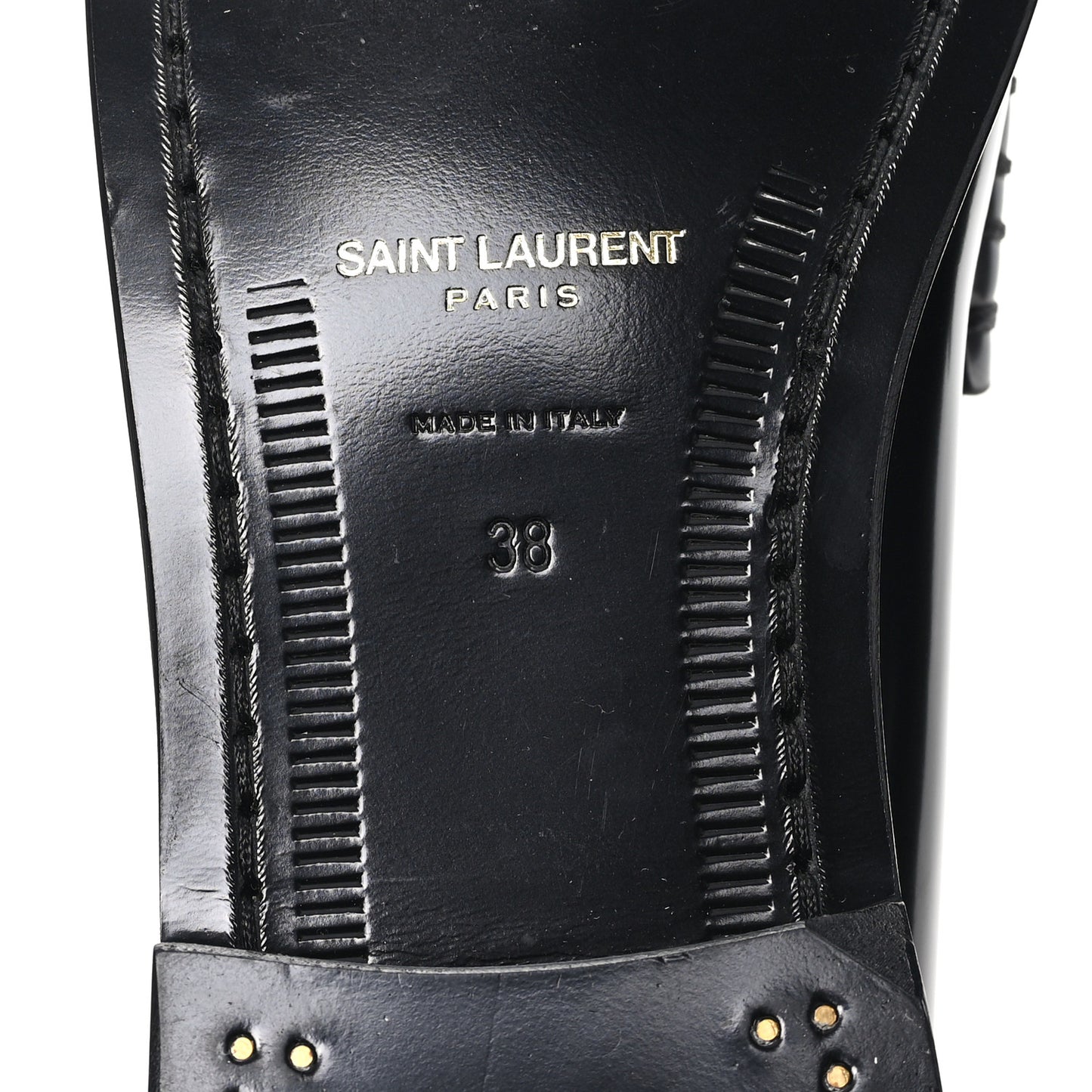 Magnum Calfskin Le Loafer 15 Moccasin 38 Black