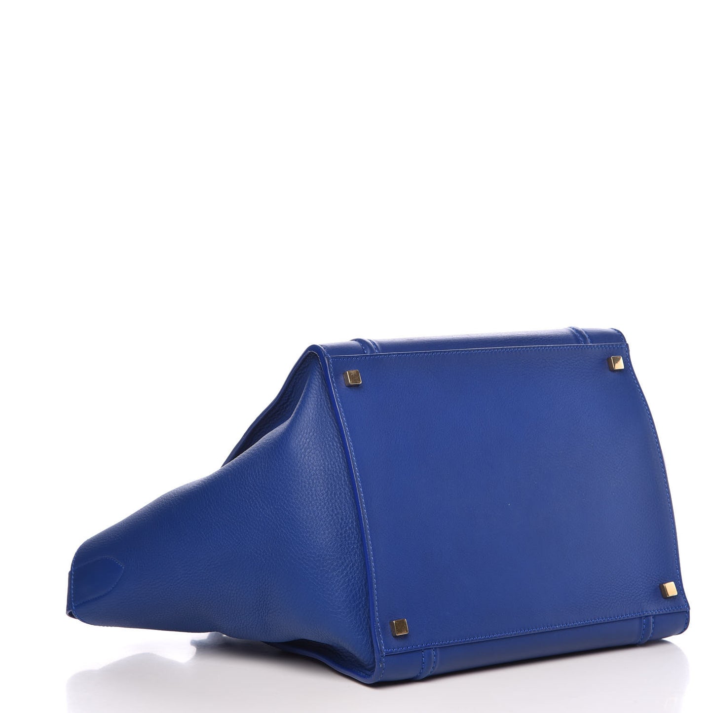 Supple Calfskin Medium Phantom Luggage Royal Blue