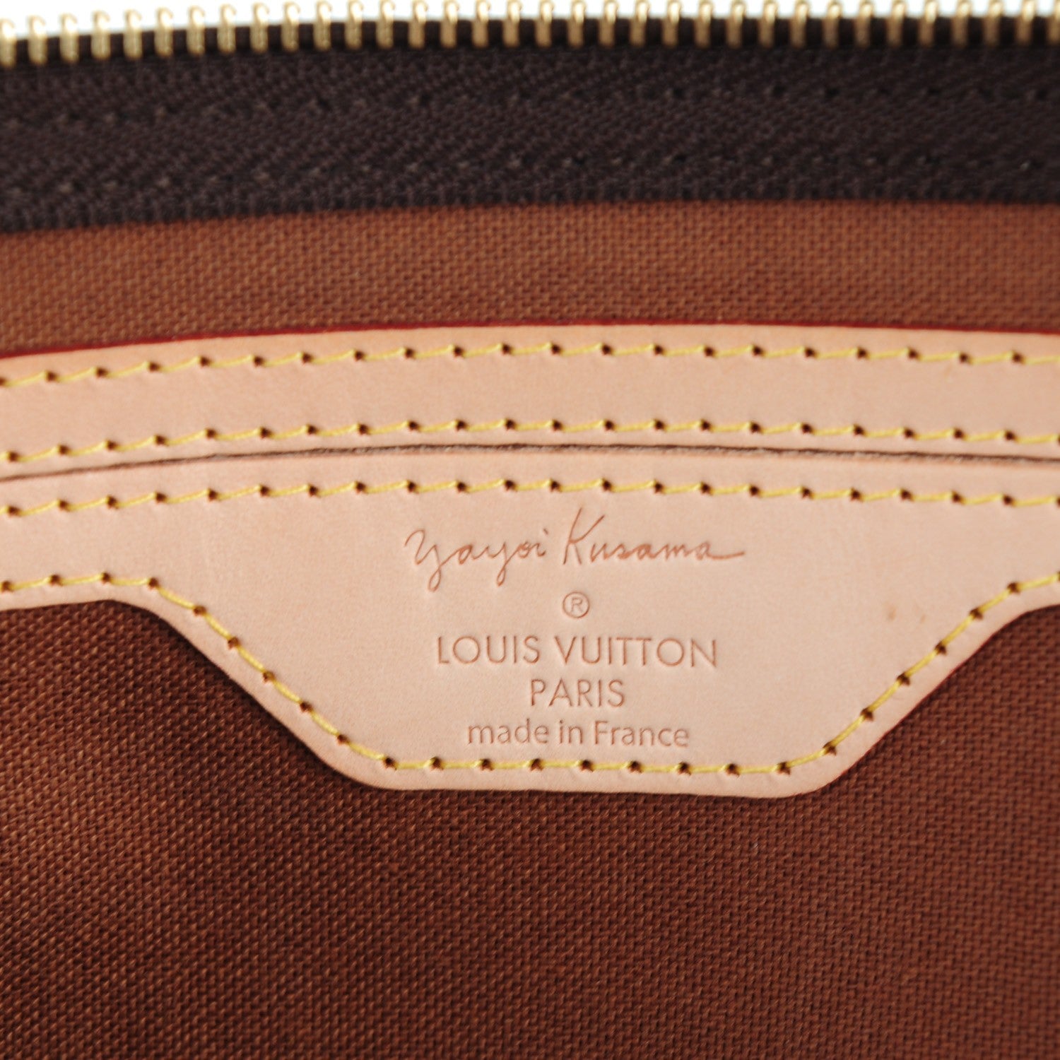 Louis Vuitton Monogram Kusama Town Speedy 30 Blue 6 of 7