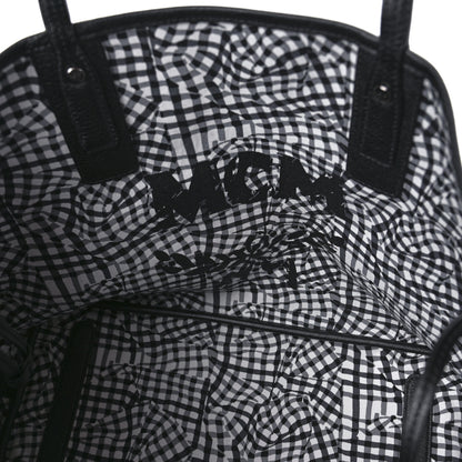 MCM Visetos Medium Reversible Shopper Tote Black 9 of 14
