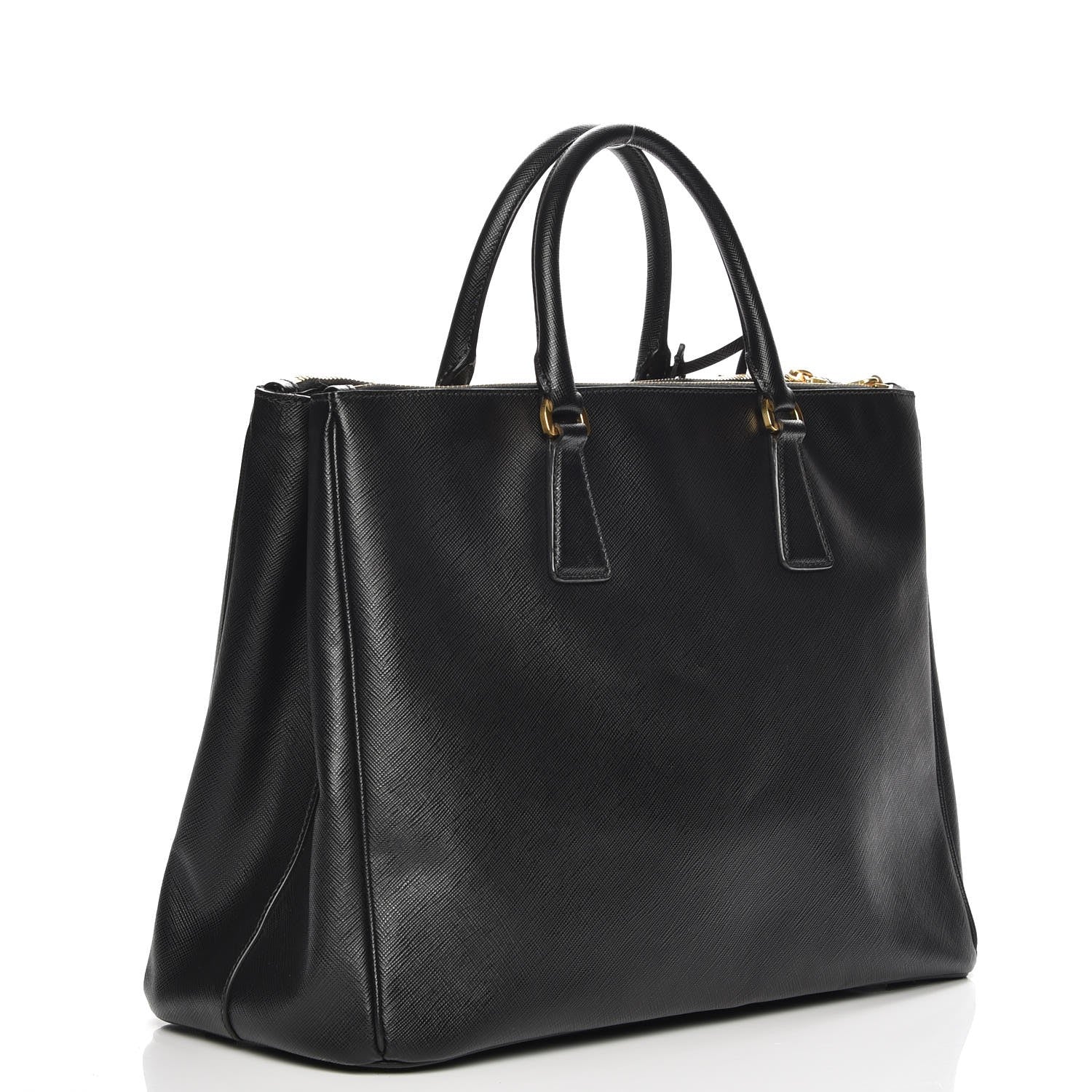 Prada Saffiano Large Galleria Double Zip Tote Black 3 of 7