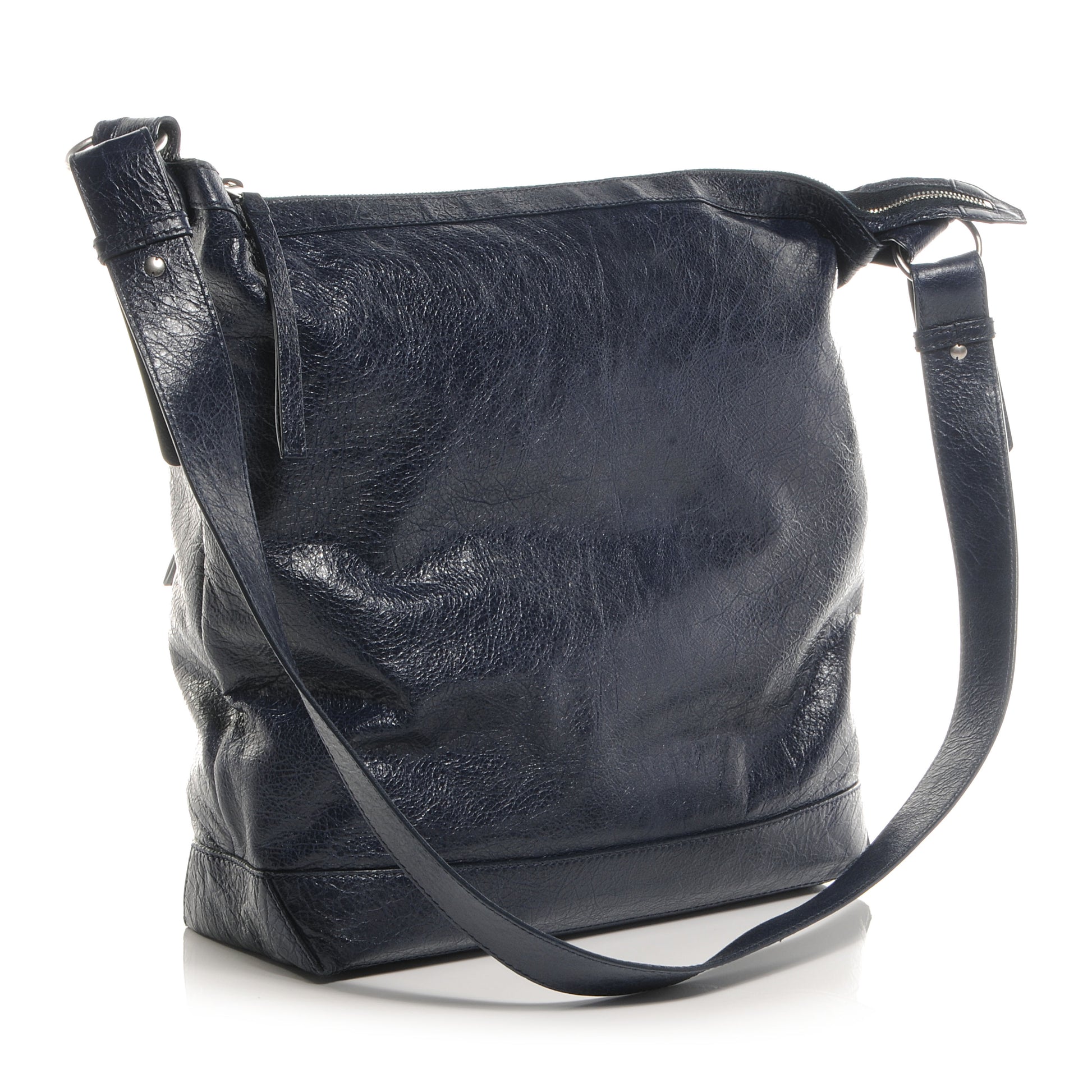 Balenciaga Agneau Mens Day Messenger Bleu Nuit 3 of 11