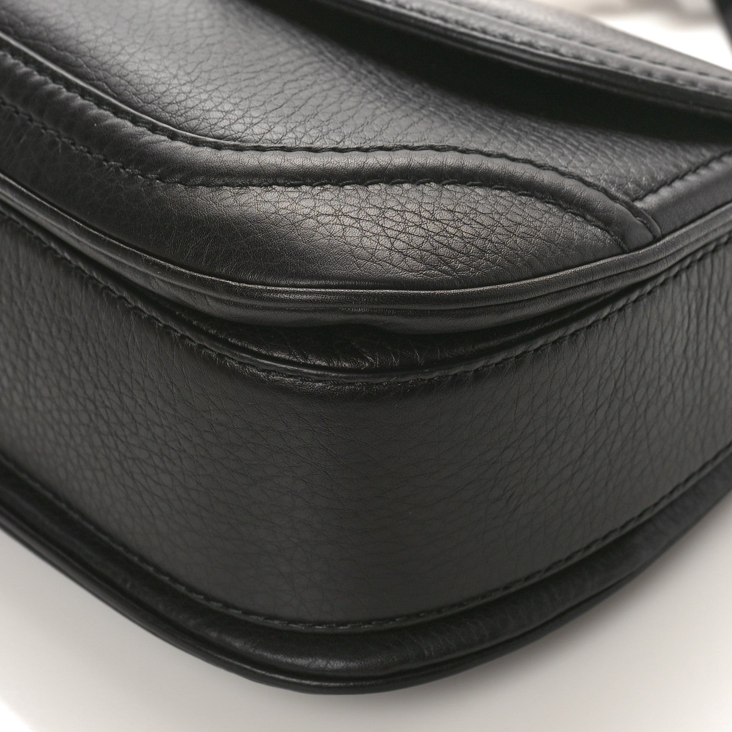 Gucci Calfskin Medium New Bamboo Top Handle Bag Black 8 of 8