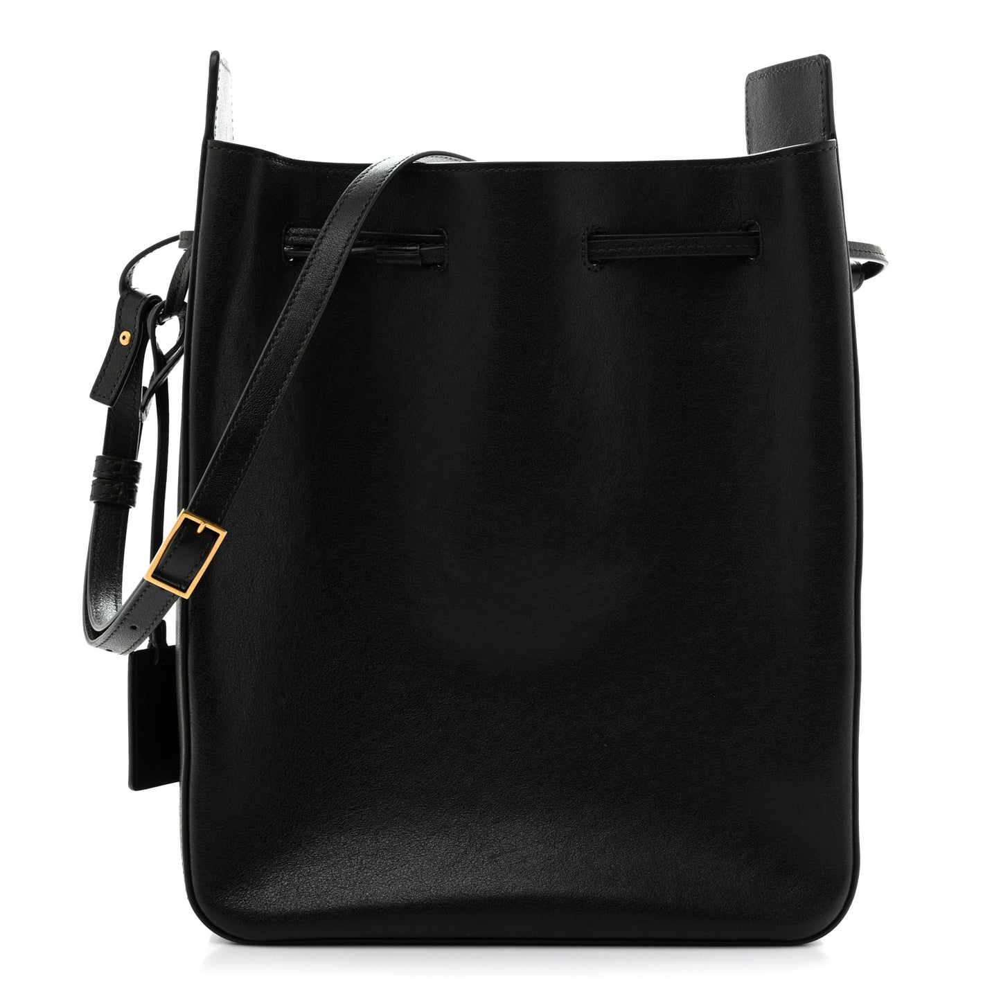 Calfskin Large Bucket Bag New Vert Fonce