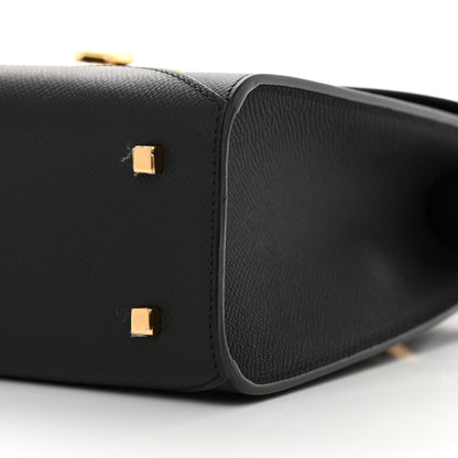 Moynat Carat Calfskin Gabrielle PM Black 9 of 14