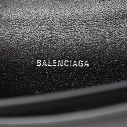 Balenciaga Shiny Box Calfskin Monochrome XS Sharp Belt Bag Black 9 of 15