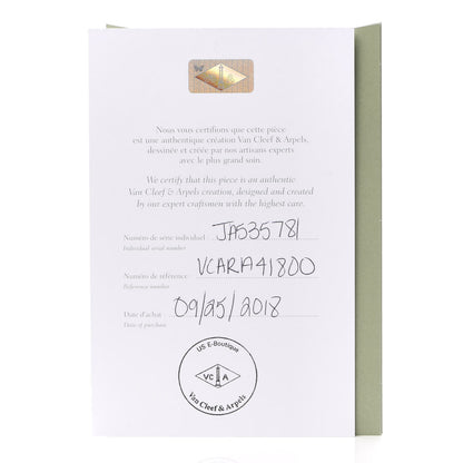 Van Cleef & Arpels 18K Yellow Gold Mother of Pearl 5 Motifs Vintage Alhambra Bracelet 7 of 8