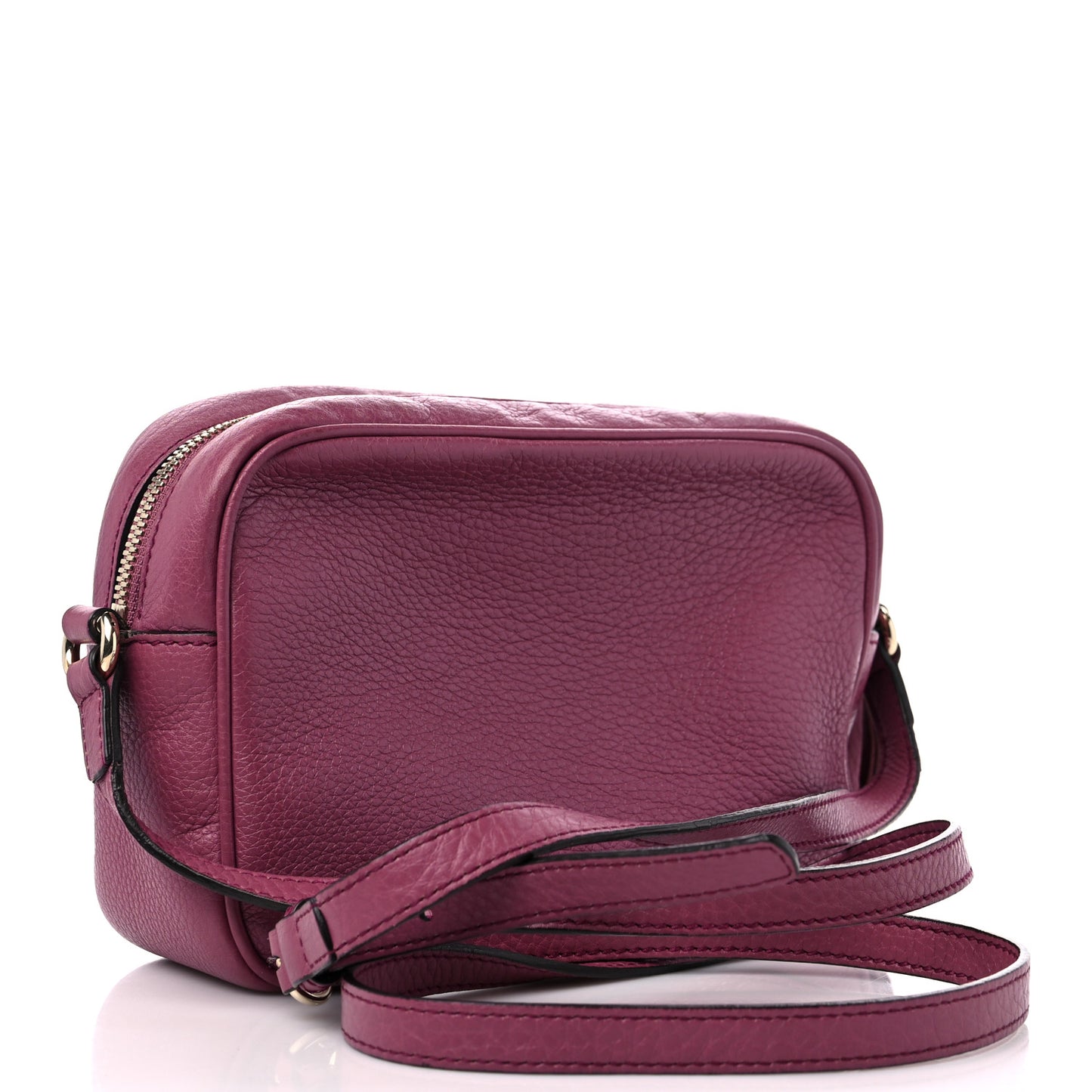Pebbled Calfskin Small Soho Disco Bag Peonia Flower
