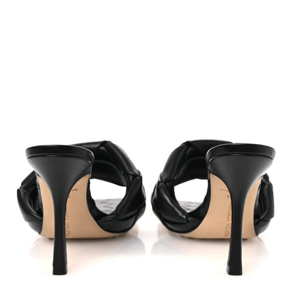 Bottega Veneta Nappa Maxi Intrecciato Lido Mule Sandals 37.5 Black 6 of 9