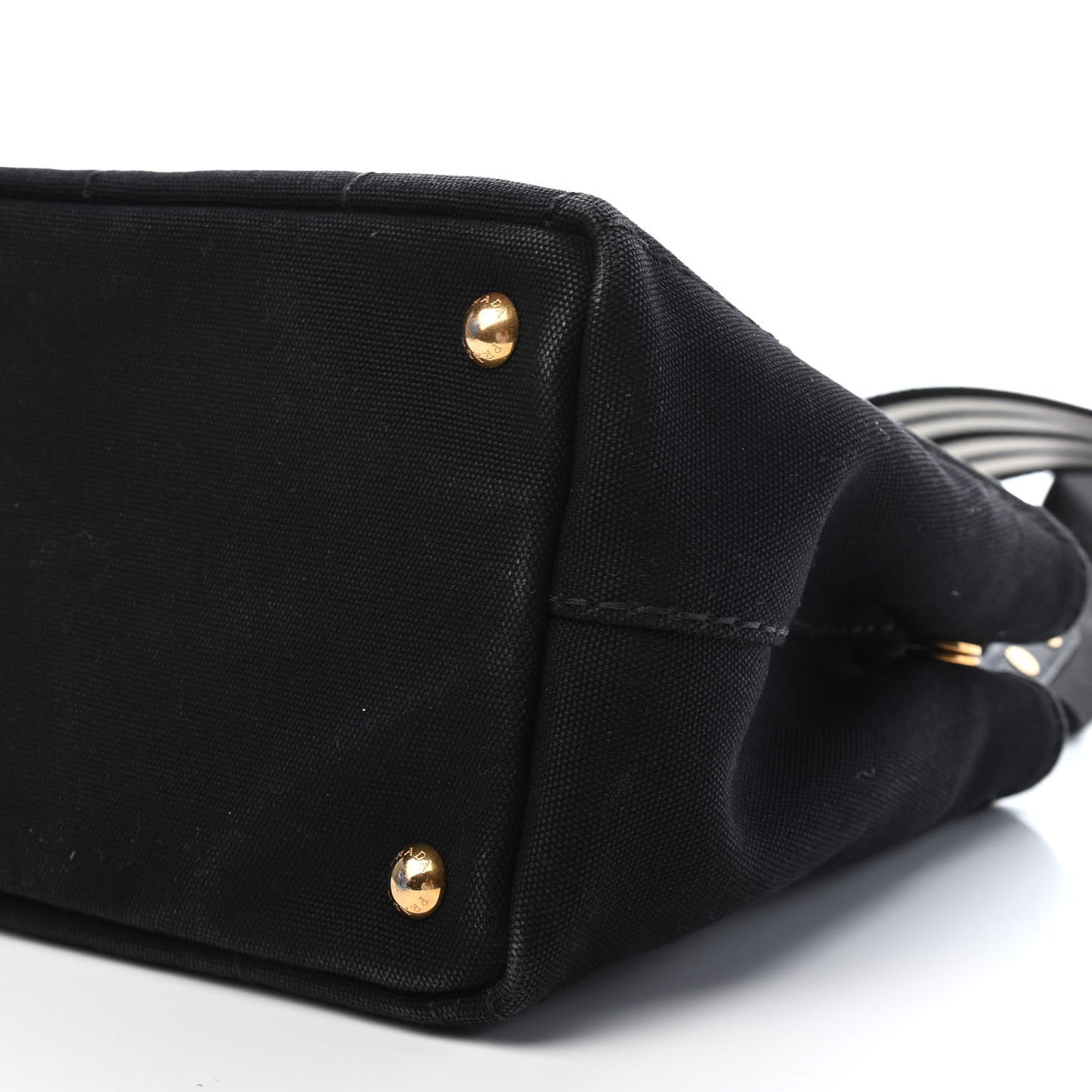 Canapa Small Logo Tote Black Talco