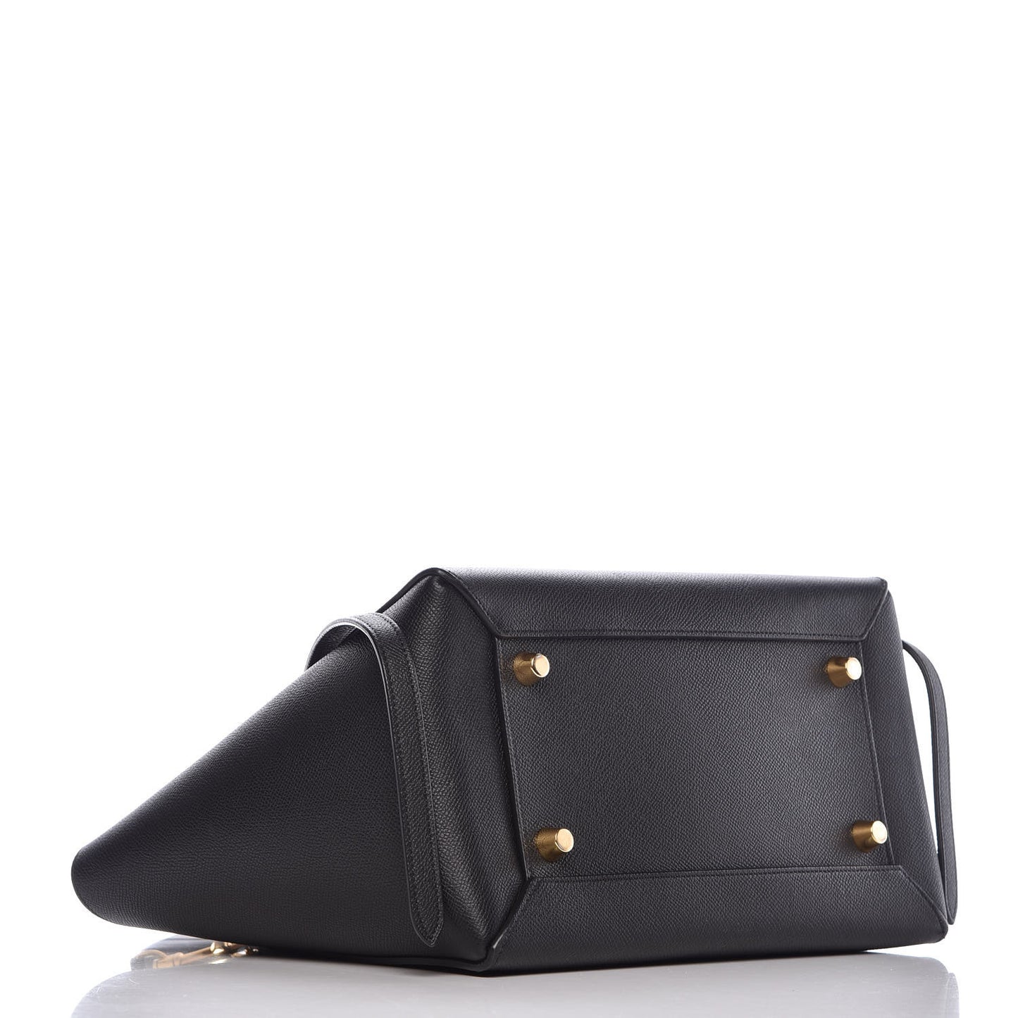 Grained Calfskin Mini Belt Bag Black