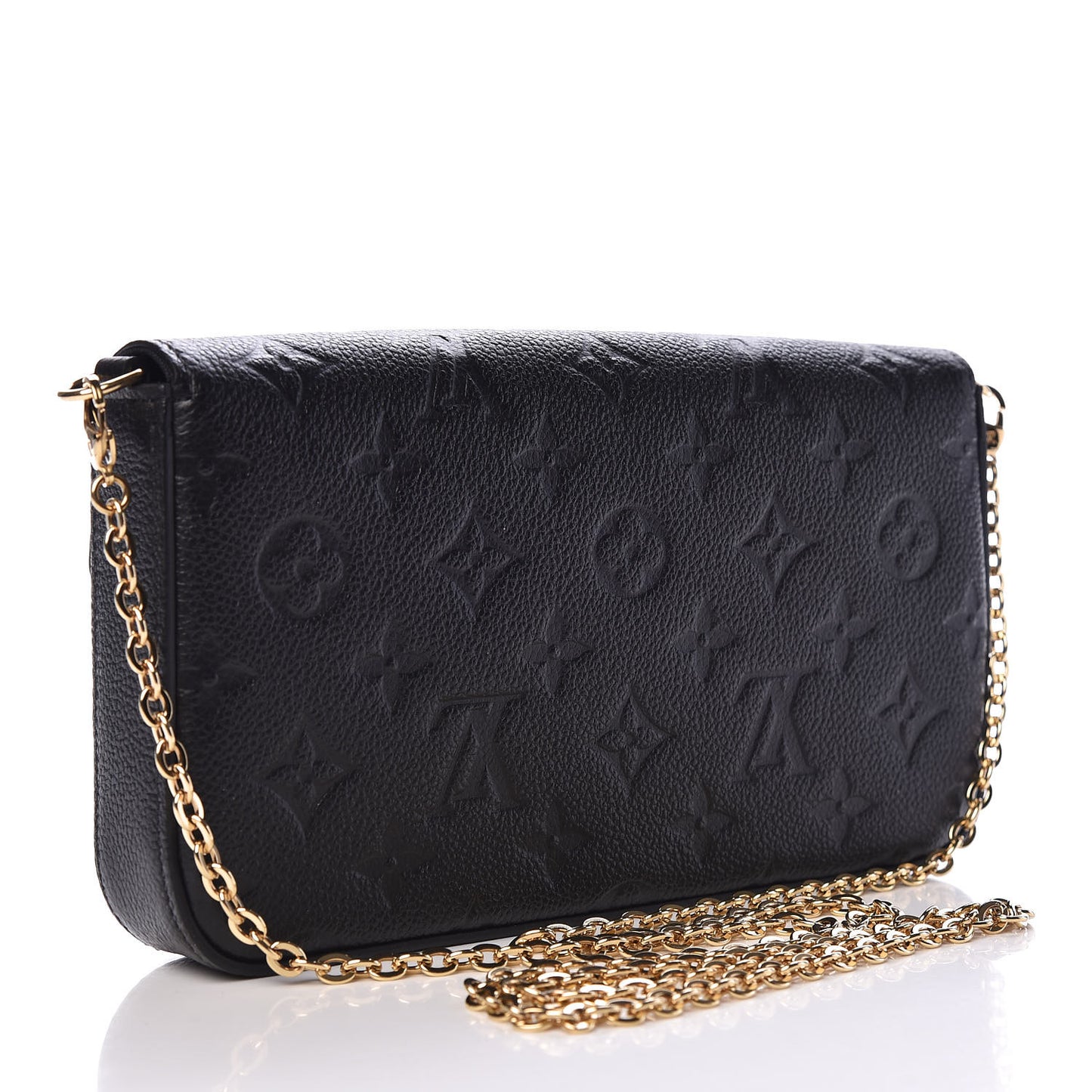 Empreinte Pochette Felicie Chain Wallet Black