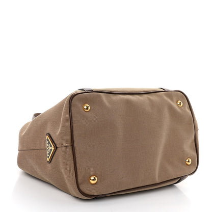Prada Jacquard Logo Tote Corda Bruciato 4 of 10