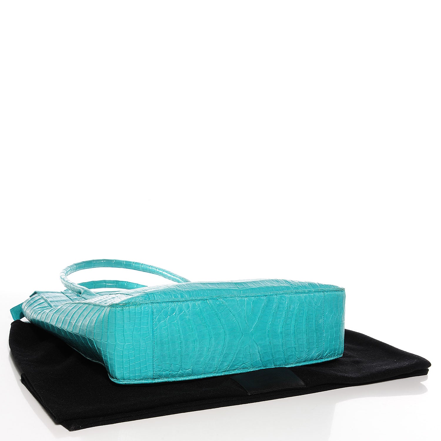 Nancy Gonzalez Crocodile Tote Turquoise 4 of 7