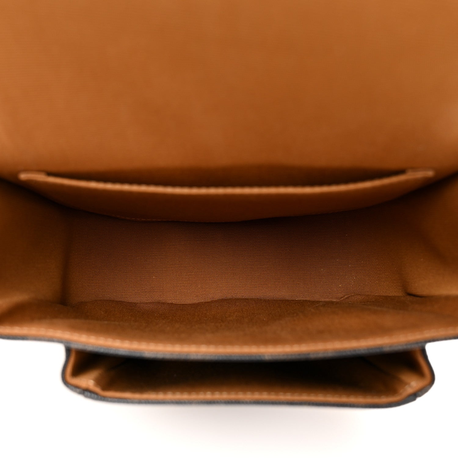 Celine Triomphe Canvas Medium Folco Bag Tan 5 of 9