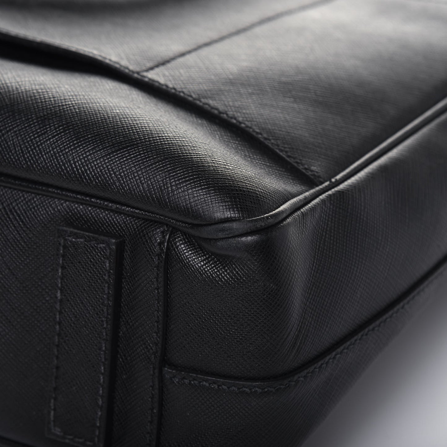 Saffiano Travel Briefcase Nero Black