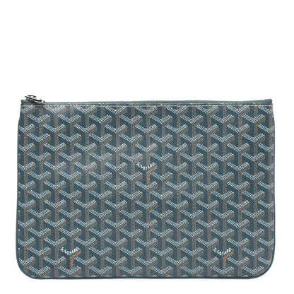 Goyard Goyardine Senat Pochette MM Green 1 of 7