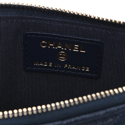 Chanel Caviar Quilted Classic iPhone Pouch Navy 6 of 8