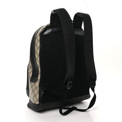 Gucci GG Supreme Monogram Medium Backpack Black 3 of 9