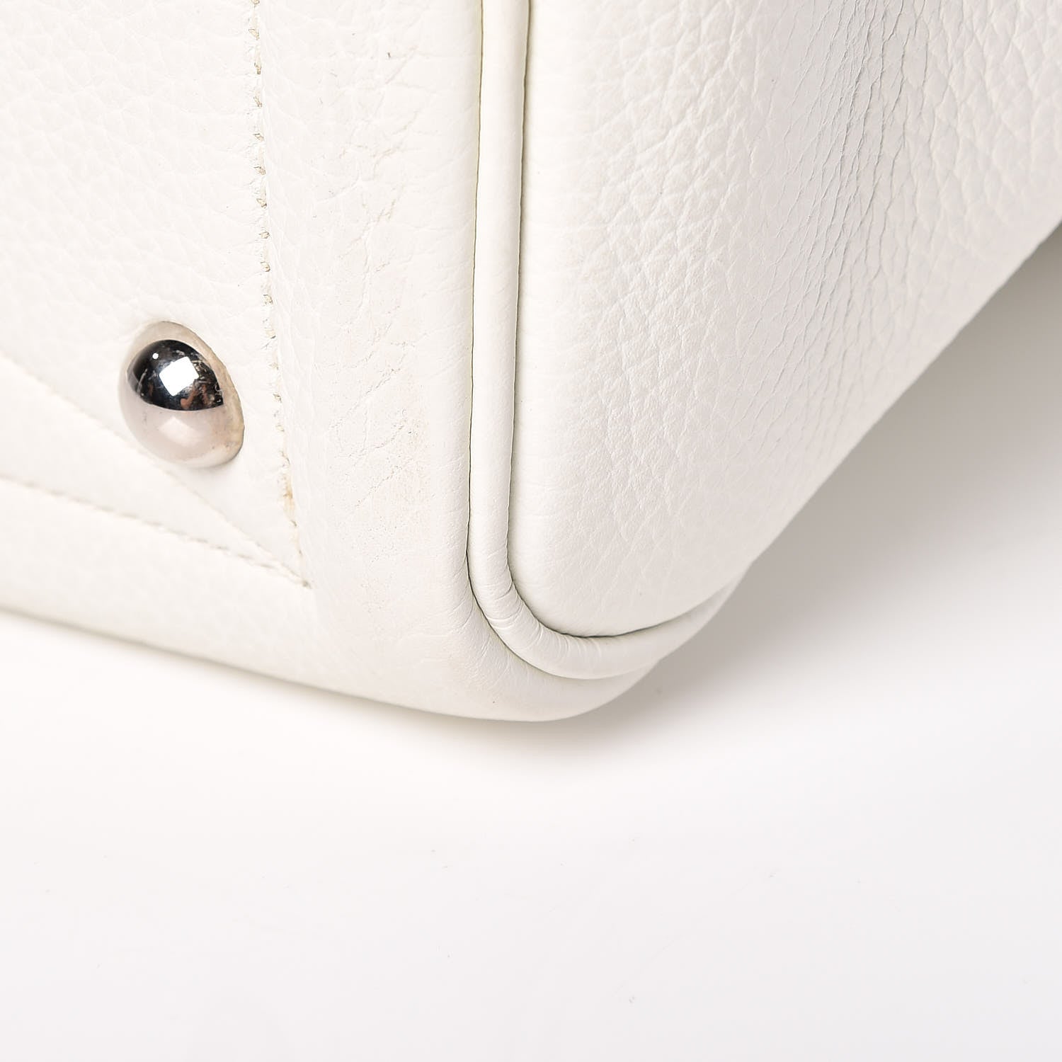 Hermes Taurillon Clemence Victoria II 35 White 19 of 19