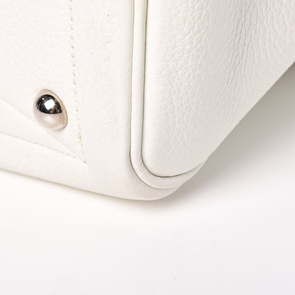 Hermes Taurillon Clemence Victoria II 35 White 19 of 19