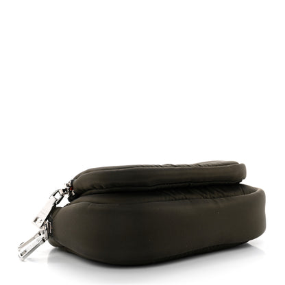 Prada Tessuto Nylon Pocket Wristlet Pouch Mimetico Black 4 of 6