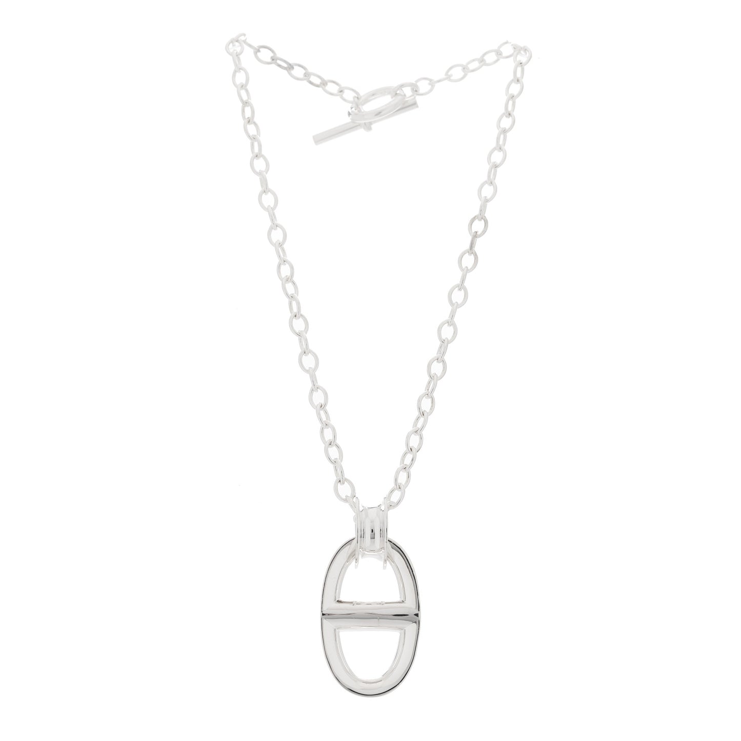 Sterling Silver TGM Reponse Pendant Necklace