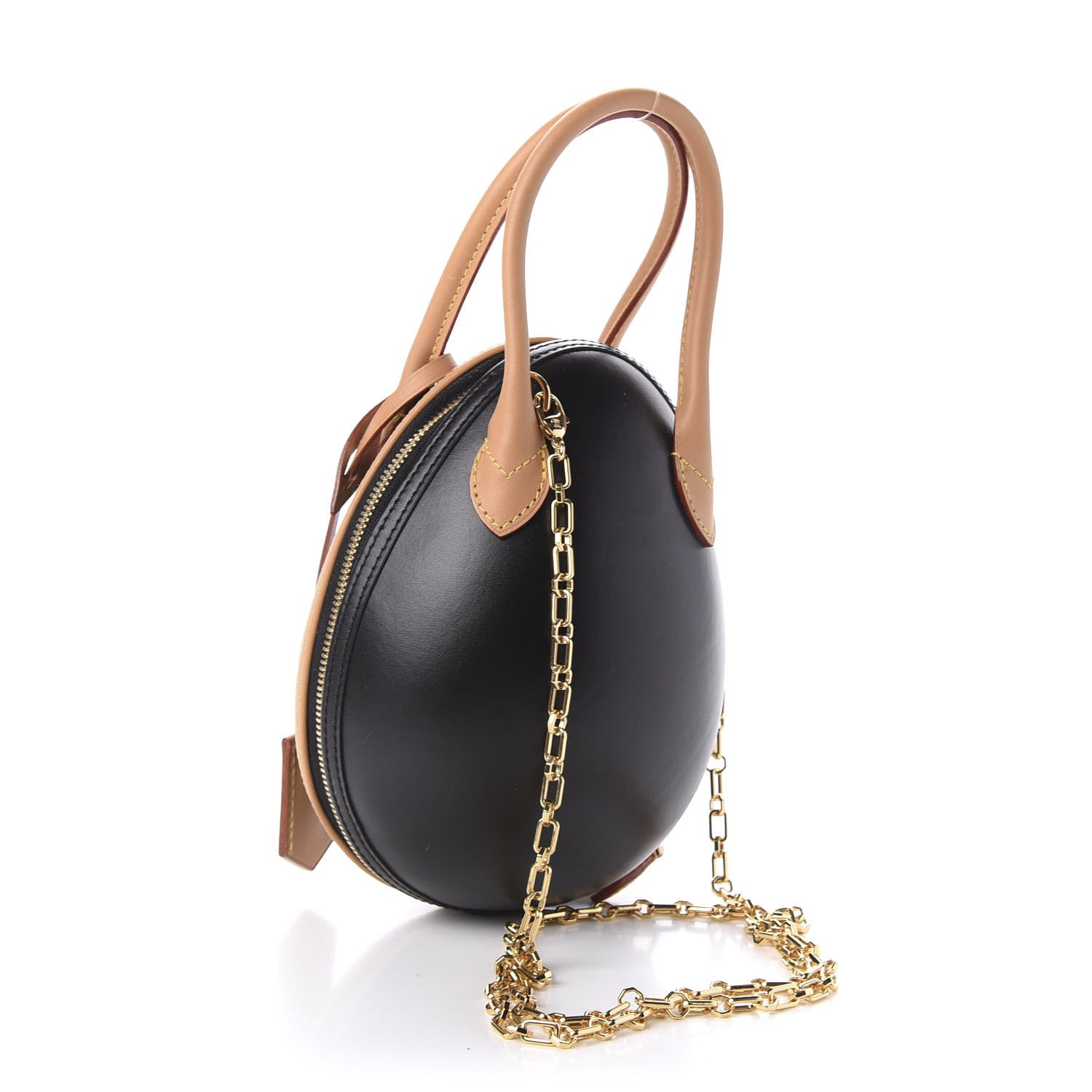 Louis Vuitton Monogram Egg Bag Black 3 of 9