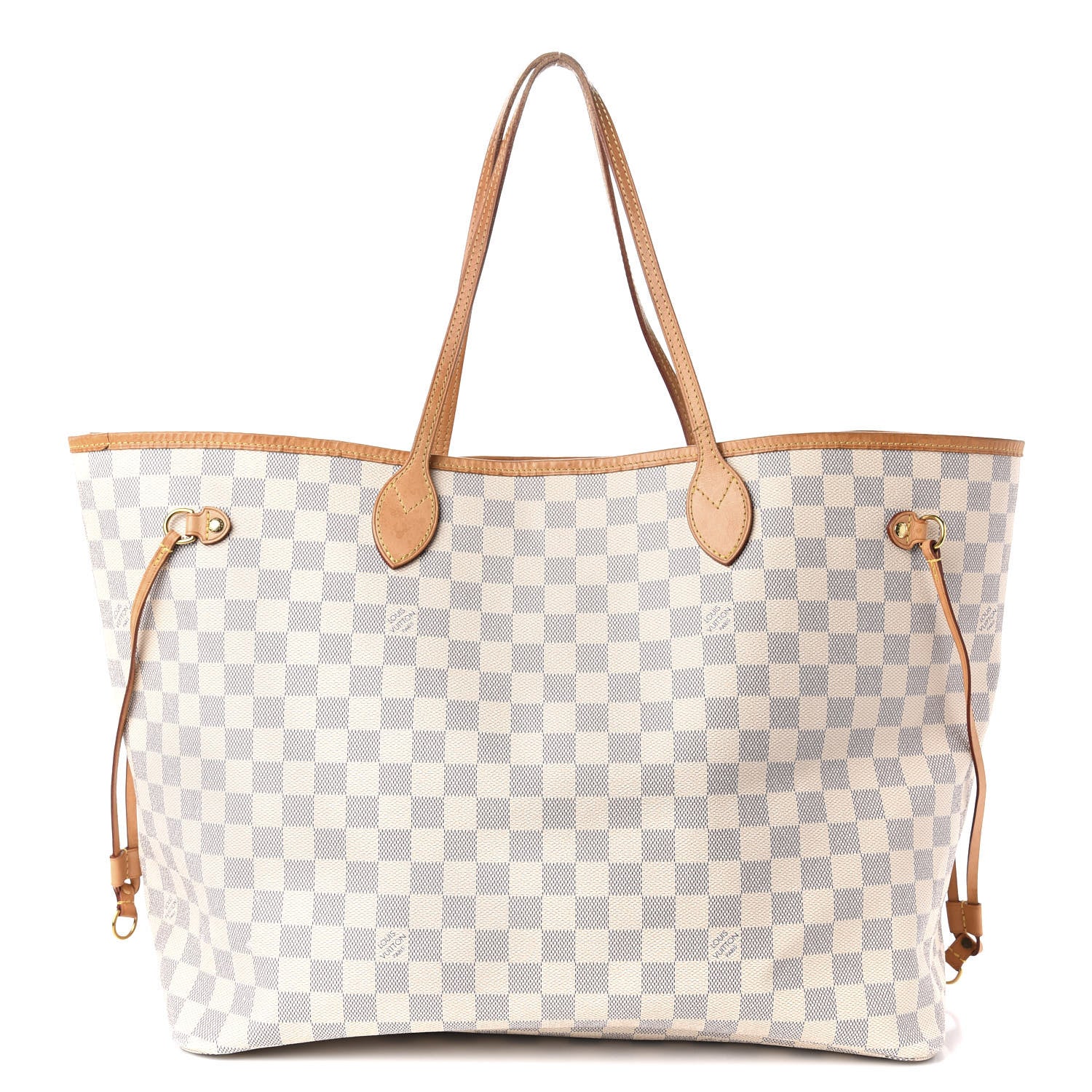 Louis Vuitton Damier Azur Neo Neverfull GM Rose Ballerine 1 of 14