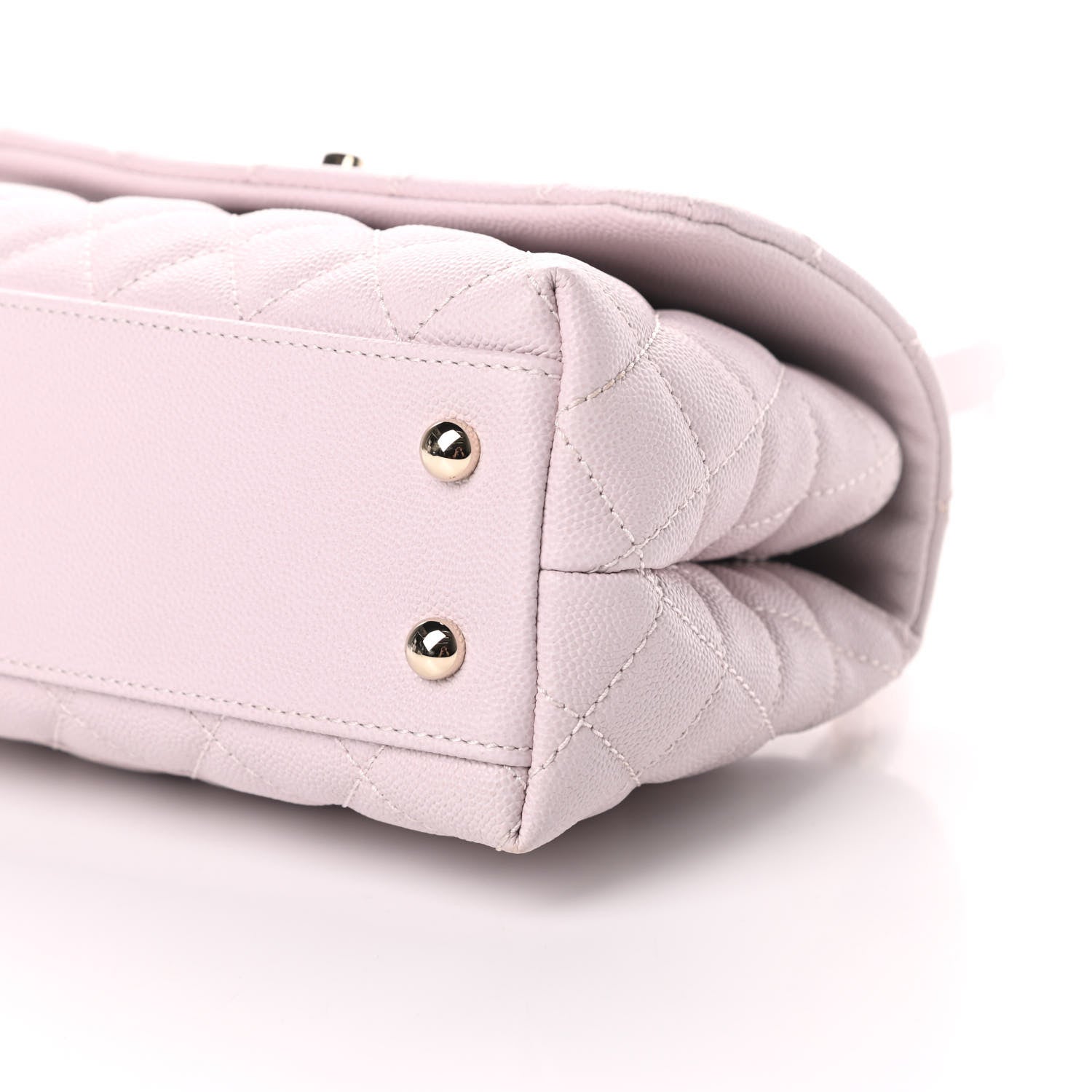 Chanel Caviar Quilted Mini Coco Handle Flap Lilas Lilac 10 of 11