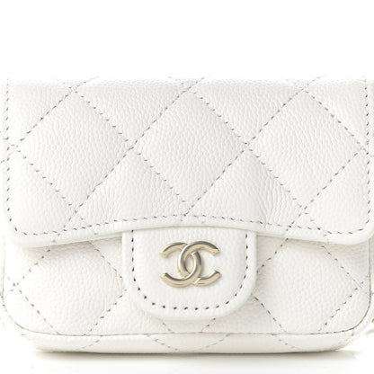 Chanel Caviar Quilted Belt Bag White 11 of 12