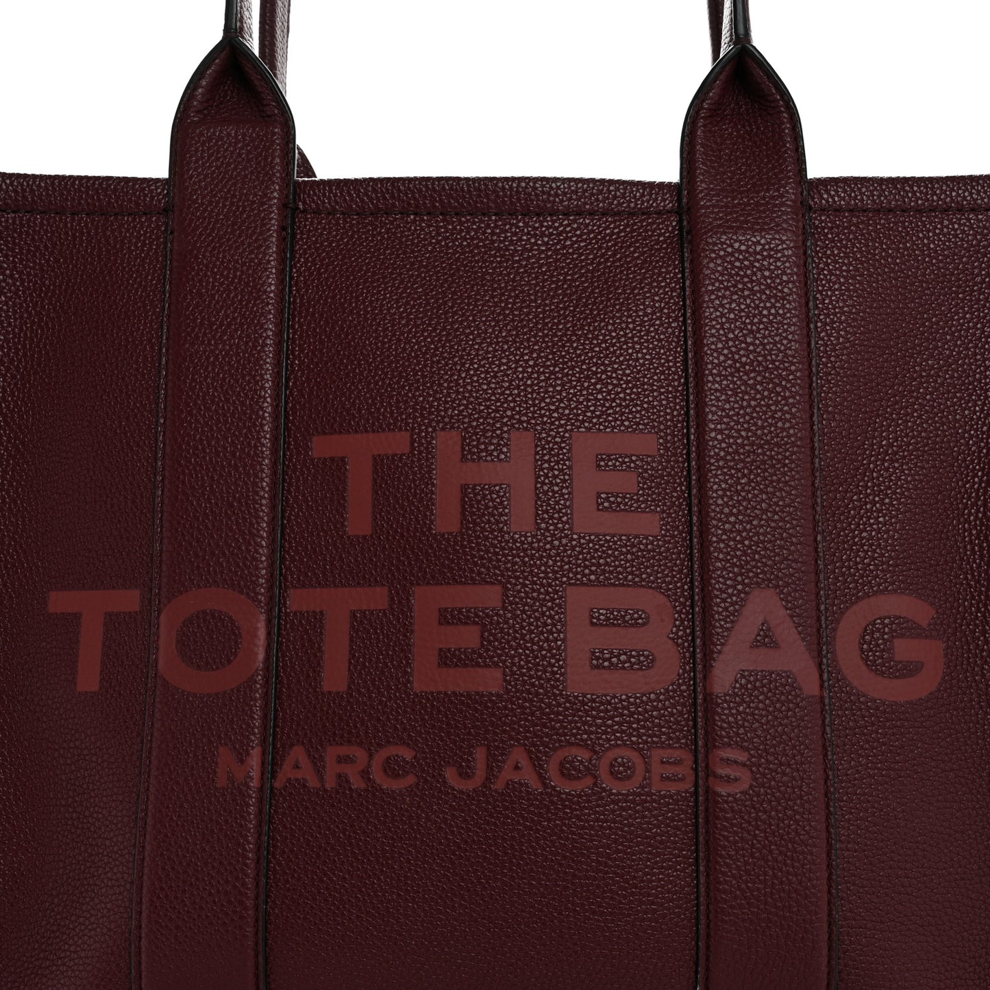 Grained Calfskin Large The Tote Bag Chianti