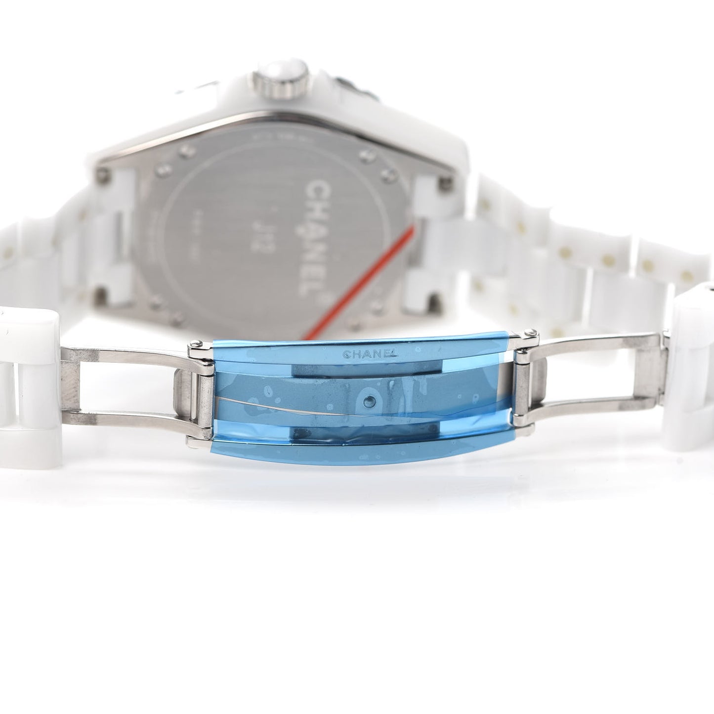 Stainless Steel Ceramic 38mm J12 Chrono Automatic Watch White
