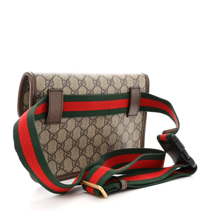 Gucci GG Supreme Monogram Neo Vintage Web Belt Bag Brown 3 of 10