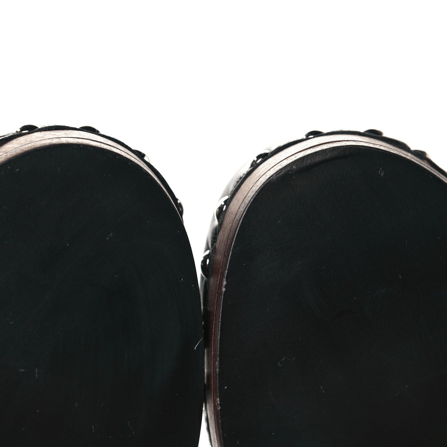 Hermes Calfskin Carlotta Mules 39 Black 10 of 11