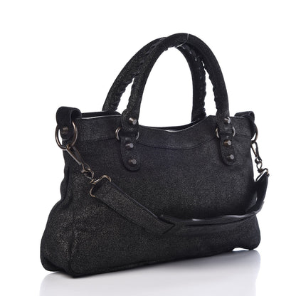 Balenciaga Craquele Calfskin First Black 3 of 7