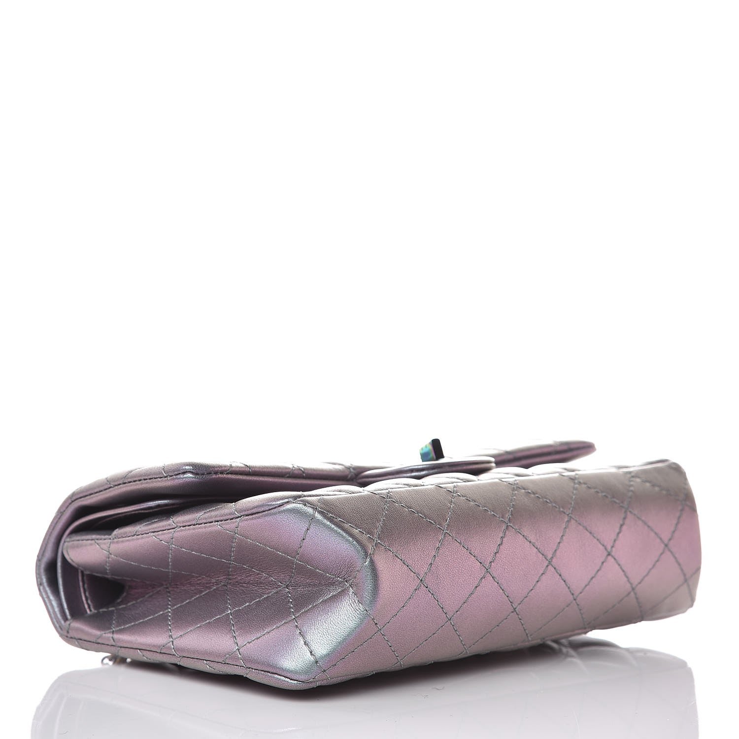 Chanel Iridescent Lambskin Quilted 2.55 Reissue 225 Flap Light Purple 5 of 11