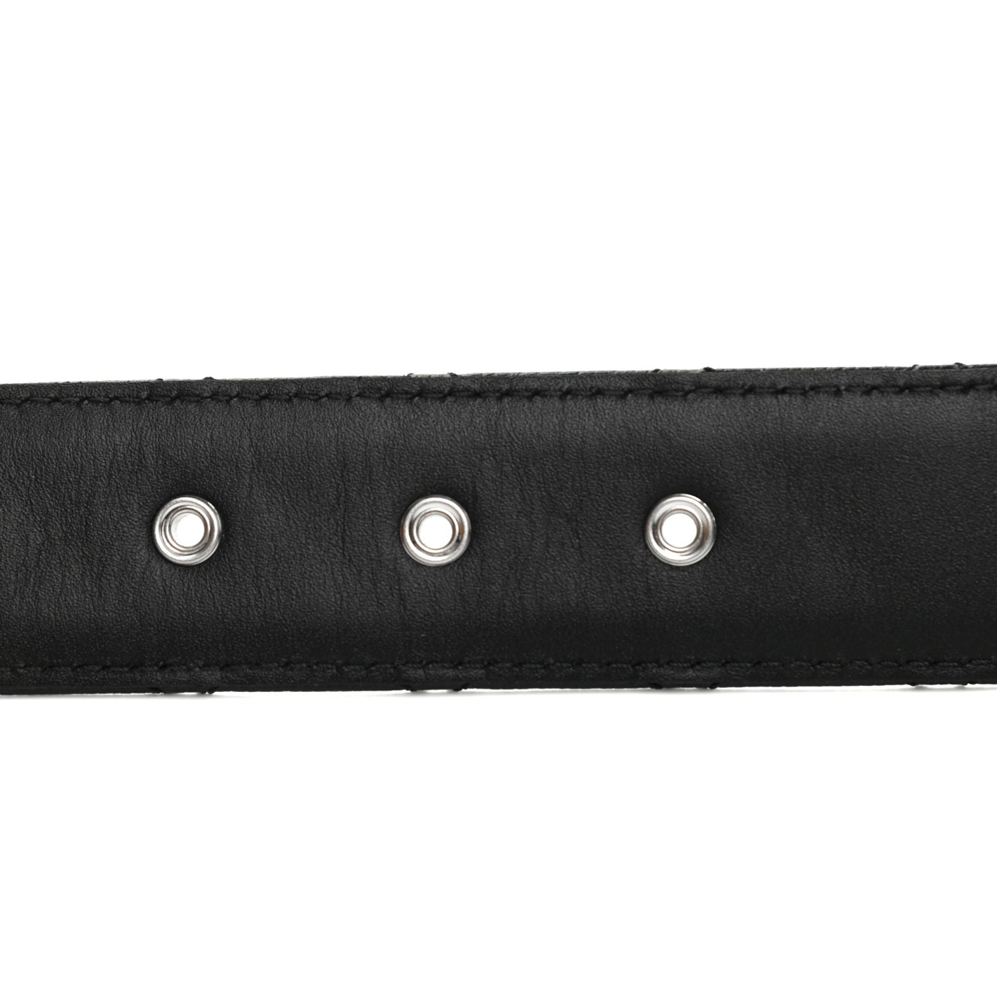 Caviar Quilted CC Chain Belt 85 34 Black