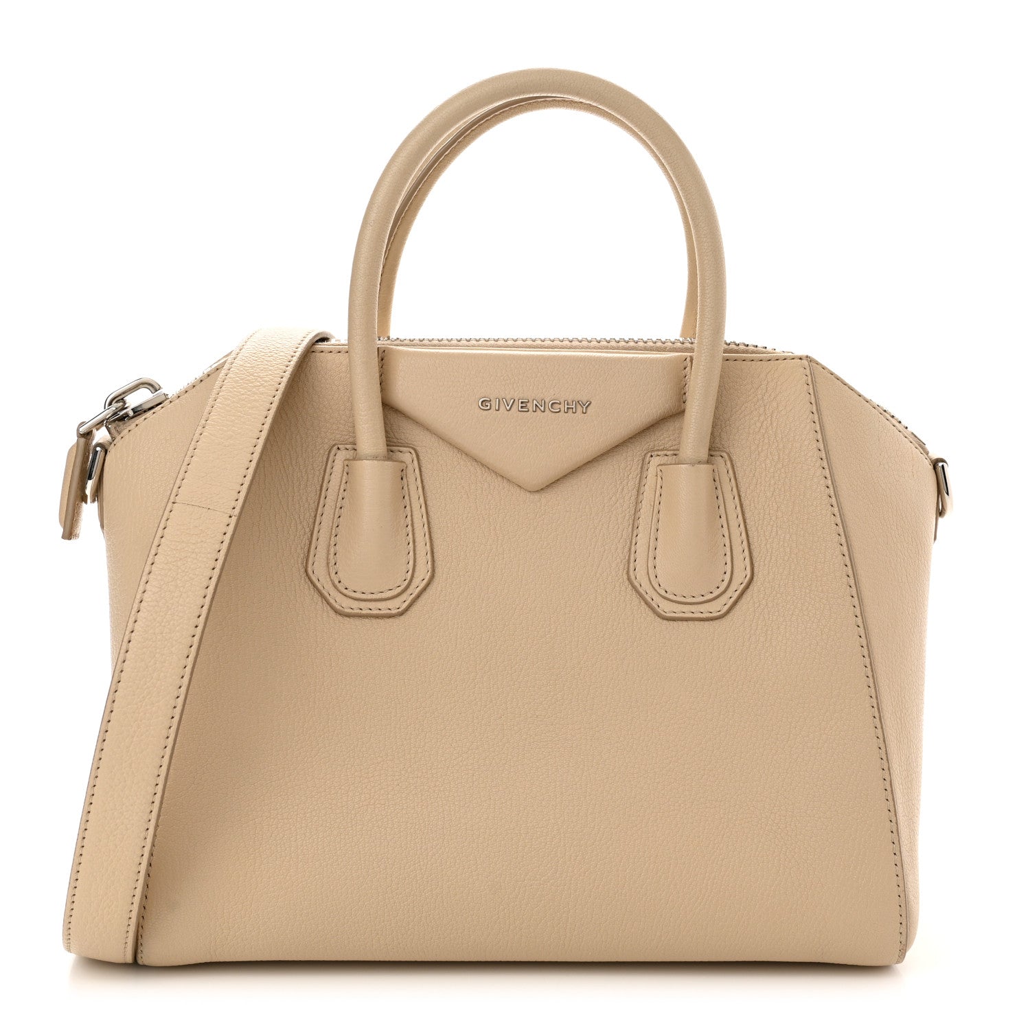 Givenchy Sugar Goatskin Small Antigona Beige Buff 1 of 12