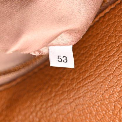 Miu Miu Goatskin Madras Shoulder Bag Cuoio 8 of 16