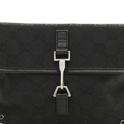 Gucci GG Monogram Web Flight Belt Bag Black 9 of 11