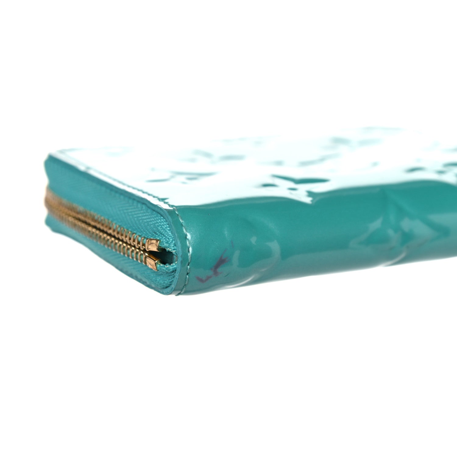 Louis Vuitton Vernis Zippy Coin Purse Blue Lagon 6 of 11