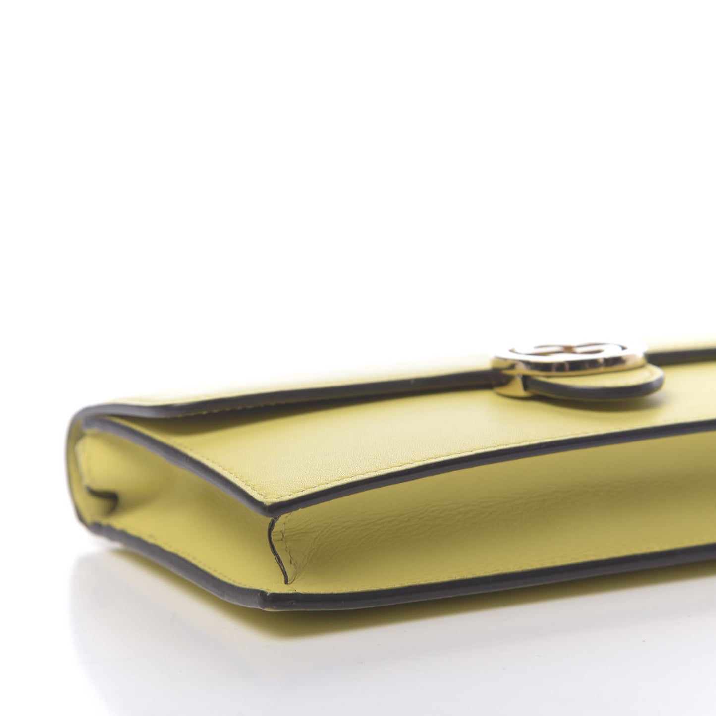 Moon Calfskin Icon Wallet Mimosa Flower