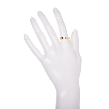 Cartier 18K Yellow Gold 3.5mm LOVE Wedding Band Ring 53 6.25 2 of 5